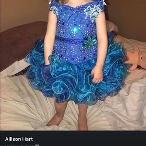 Little girls pageant dress